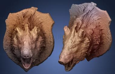 3D model Boar Head (STL)
